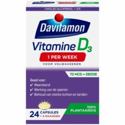 Davitamon Davitamon Vitamine D 1 Per Week 100% Plantaardig