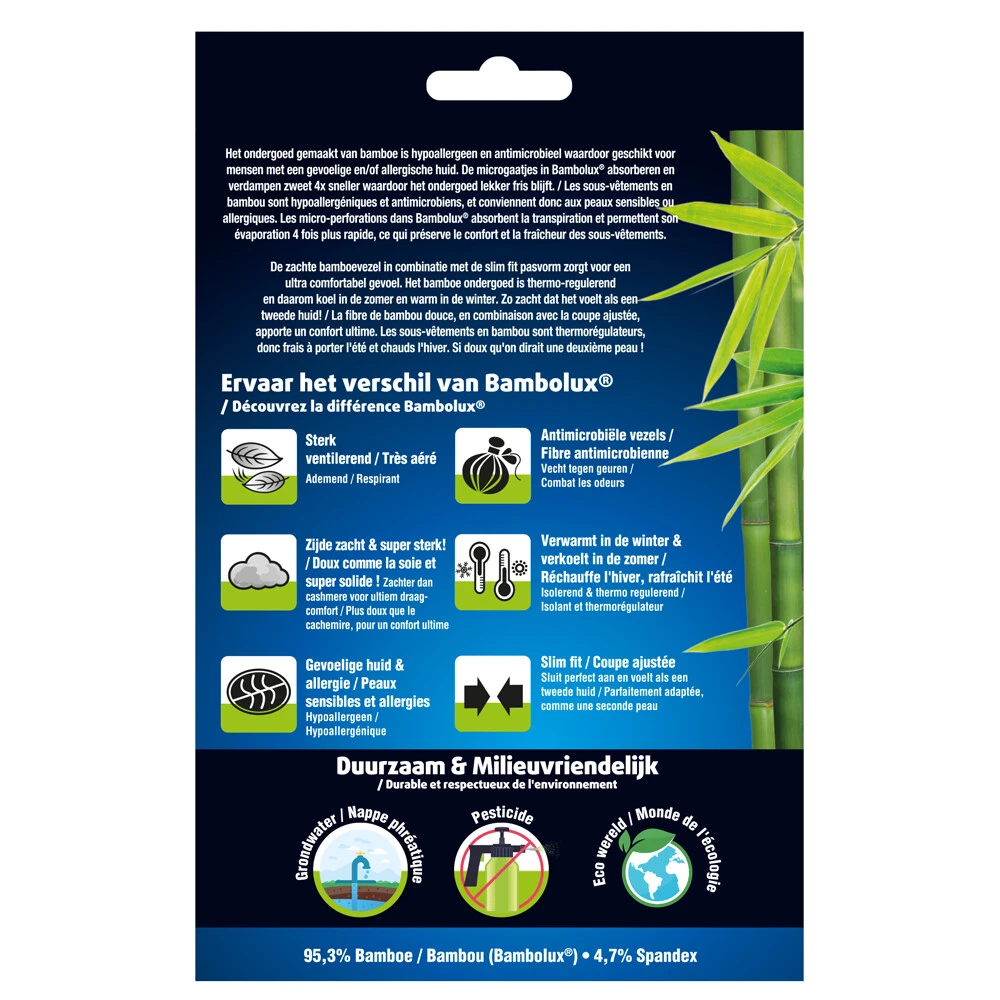 Lucovitaal Bamboe Boxershort Maat S 4 Lucovitaal Bamboe Boxershort Maat S - Afbeelding 2