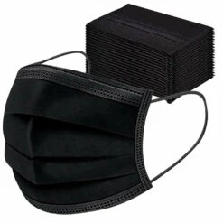 10x Fohwa Mondkapjes Zwart -Metagenics Winkel 1011179 3