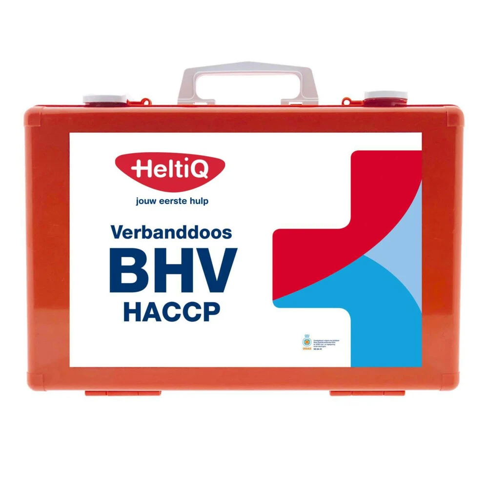 HeltiQ BHV Verbanddoos Modulair HACCP Oranje 3 HeltiQ BHV Verbanddoos Modulair HACCP Oranje