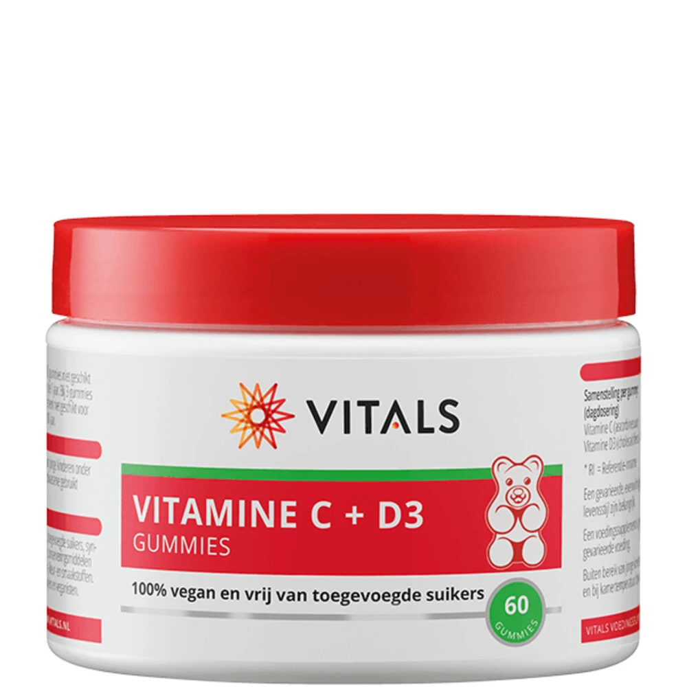 Vitals Vitamine C + D3 Gummies 3 Vitals Vitamine C + D3 Gummies