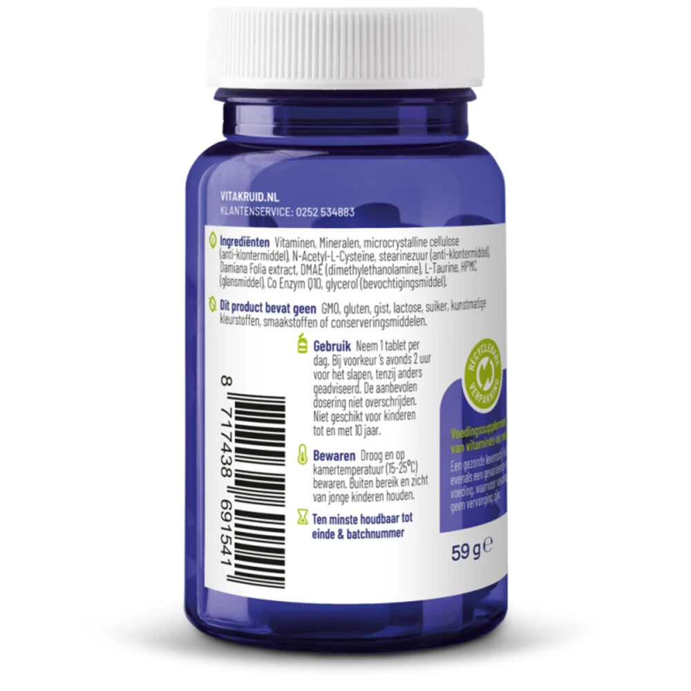 Vitakruid Multi Nacht Man 4 Vitakruid Multi Nacht Man - Afbeelding 2