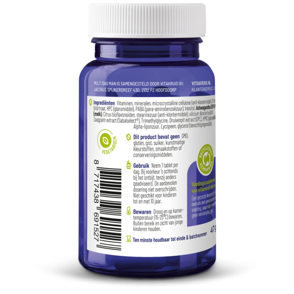 Vitakruid Multi Dag Man 4 Vitakruid Multi Dag Man - Afbeelding 2