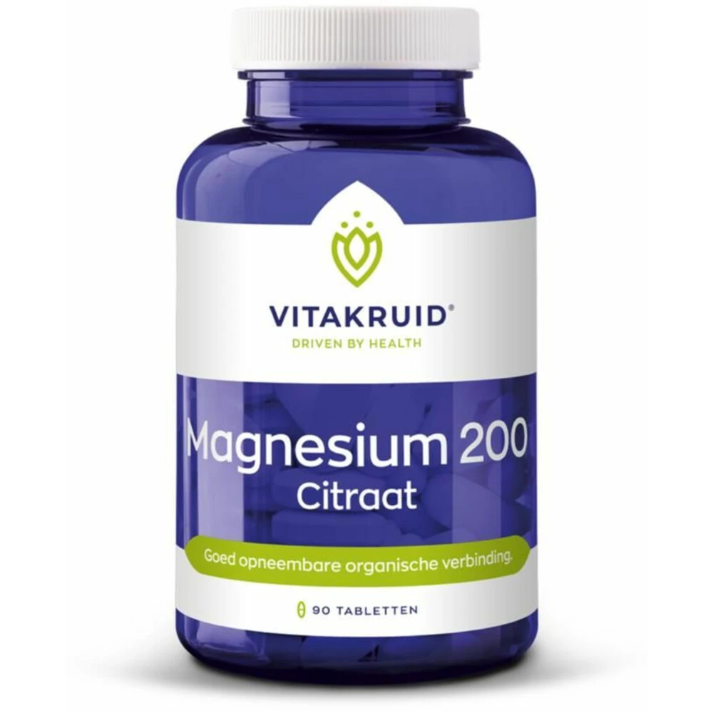 Vitakruid Magnesium 200 Citraat 3 Vitakruid Magnesium 200 Citraat