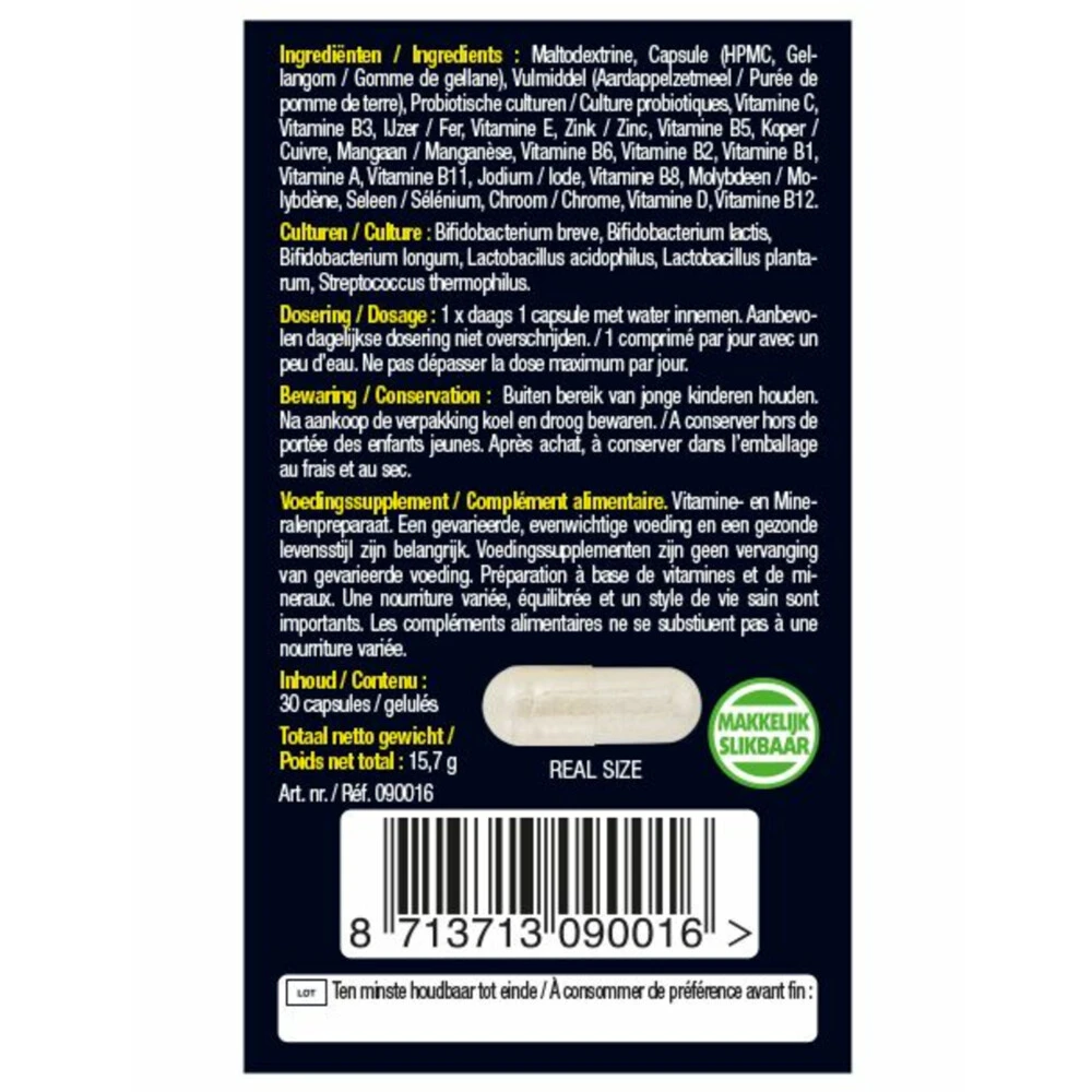 2x Lucovitaal Probiotica Vitamine & Mineralen Complex 5 2x Lucovitaal Probiotica Vitamine & Mineralen Complex - Afbeelding 3