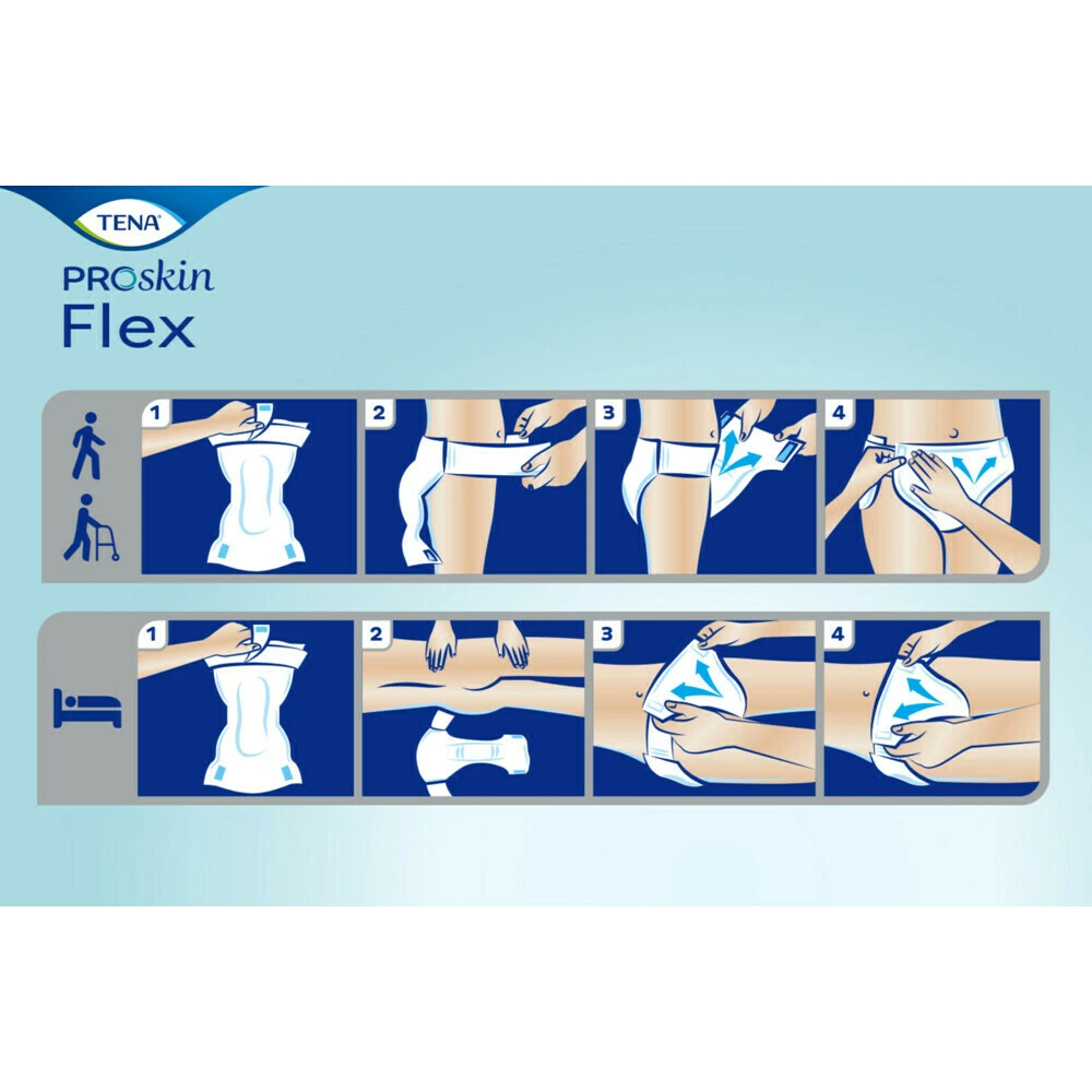 3x TENA Flex Maxi Extra Large Proskin 6 3x TENA Flex Maxi Extra Large Proskin - Afbeelding 4