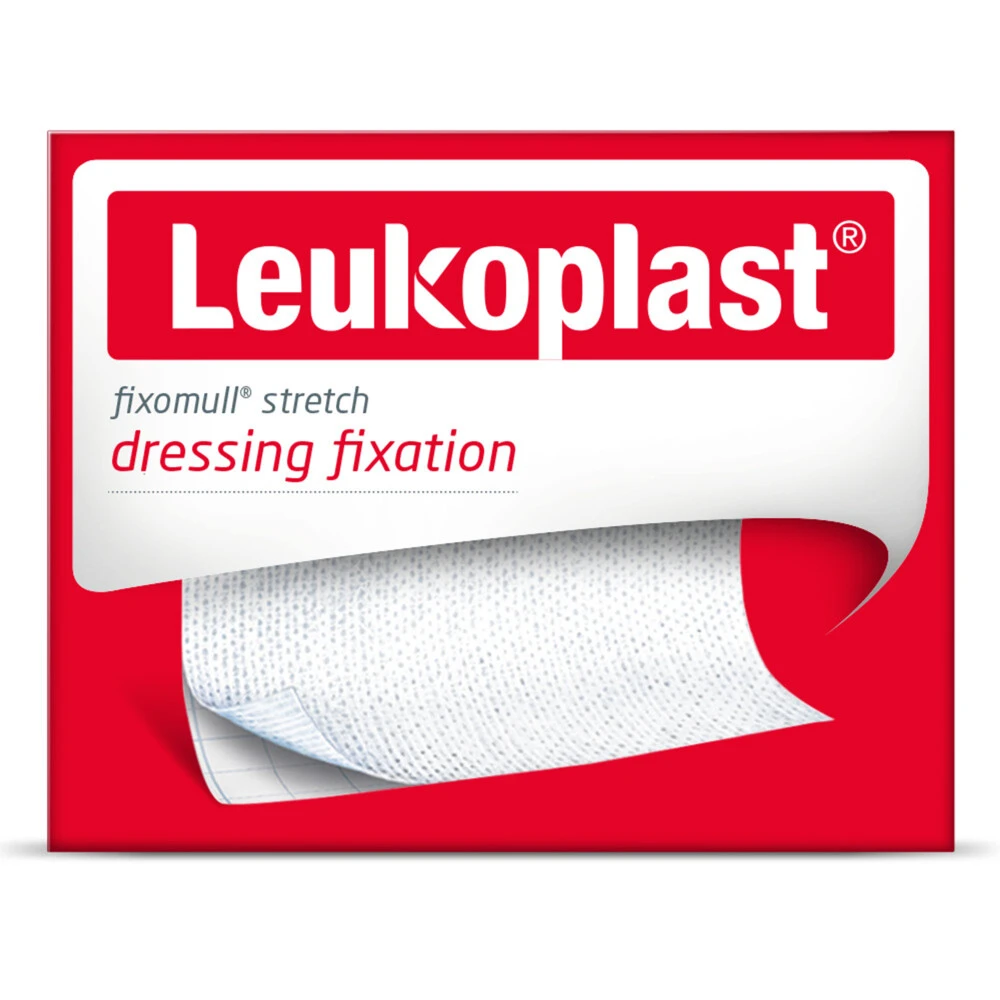 Leukoplast Fixomull Stretch Fixatiepleister 10 Cm X 10 M 3 Leukoplast Fixomull Stretch Fixatiepleister 10 Cm X 10 M