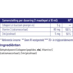 Vitakruid Pure Viscollageen Poeder Met C En Zink 9 Vitakruid Pure Viscollageen Poeder Met C En Zink -Metagenics Winkel 1058235 4