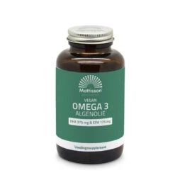 Mattisson HelathStyle Vegan Omega 3 Algenolie 375 DHA 125 EPA