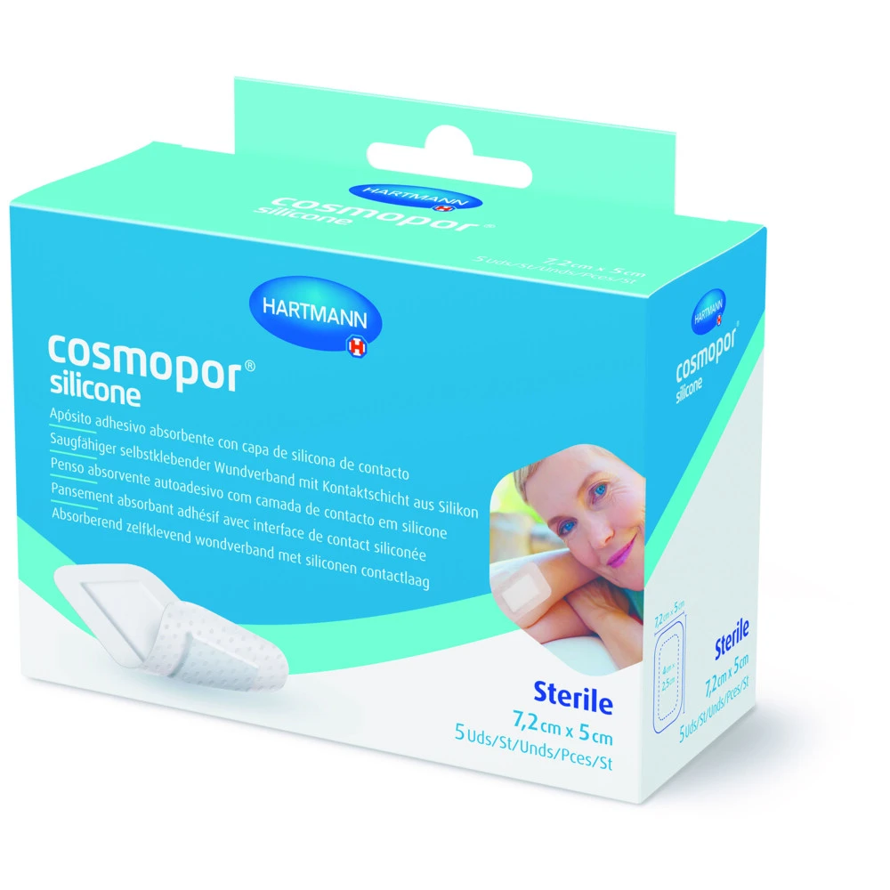 3x Dermaplast Silicone Zelfklevend Wondverband 7,2 X 5 Cm 3 3x Dermaplast Silicone Zelfklevend Wondverband 7,2 X 5 Cm