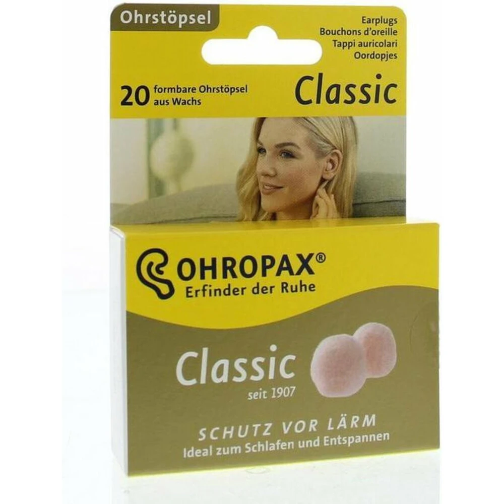 3x Ohropax Oordopjes Classic 3 3x Ohropax Oordopjes Classic
