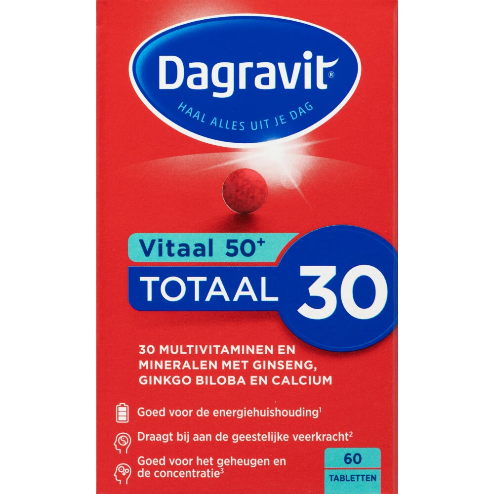 Dagravit Totaal 30 Vitaal 50+ 3 Dagravit Totaal 30 Vitaal 50+