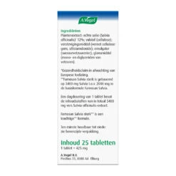 A.Vogel Famosan Salvia Overgang Sterk -Metagenics Winkel 925220 5