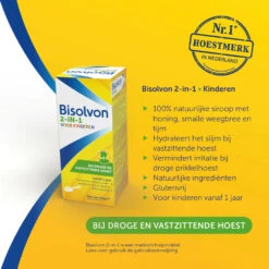 Bisolvon Hoestsiroop 2-in-1 Kind 6 Bisolvon Hoestsiroop 2-in-1 Kind -Metagenics Winkel 987190 2