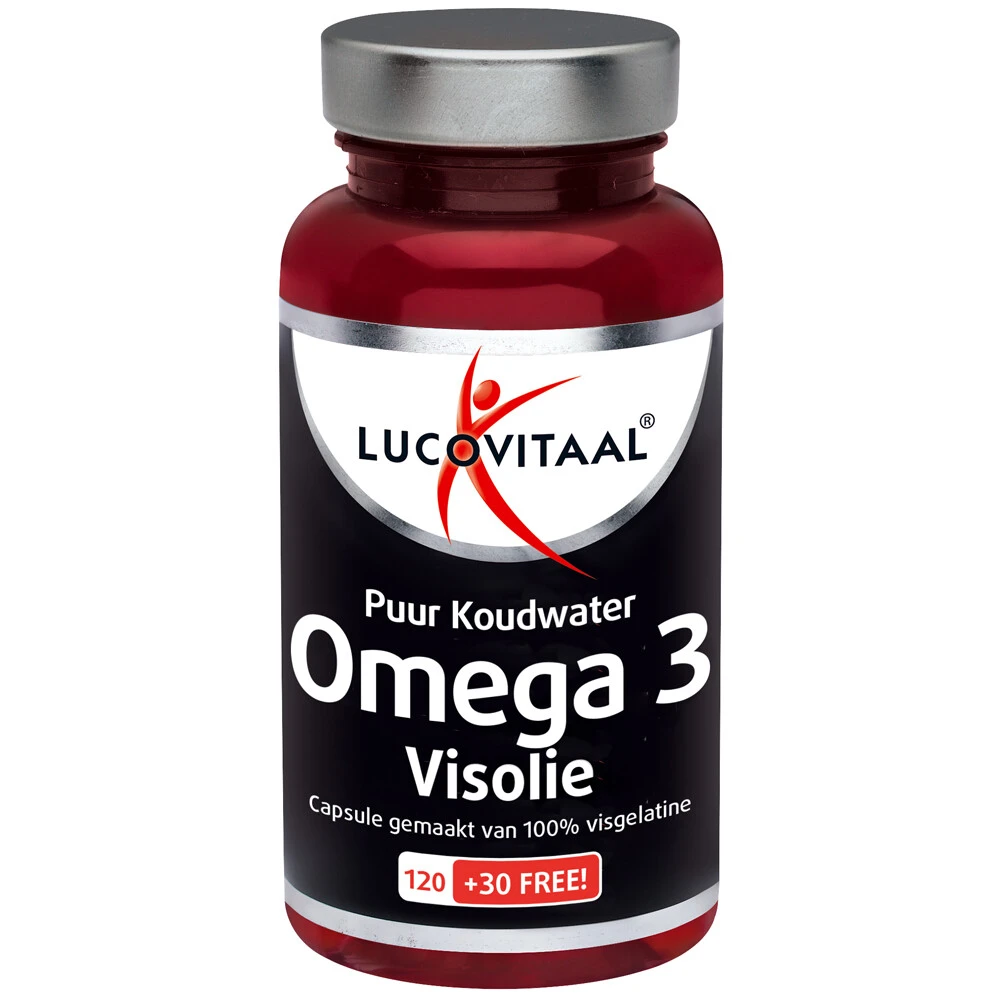 Lucovitaal Omega 3 Visolie Puur Koudwater 3 Lucovitaal Omega 3 Visolie Puur Koudwater