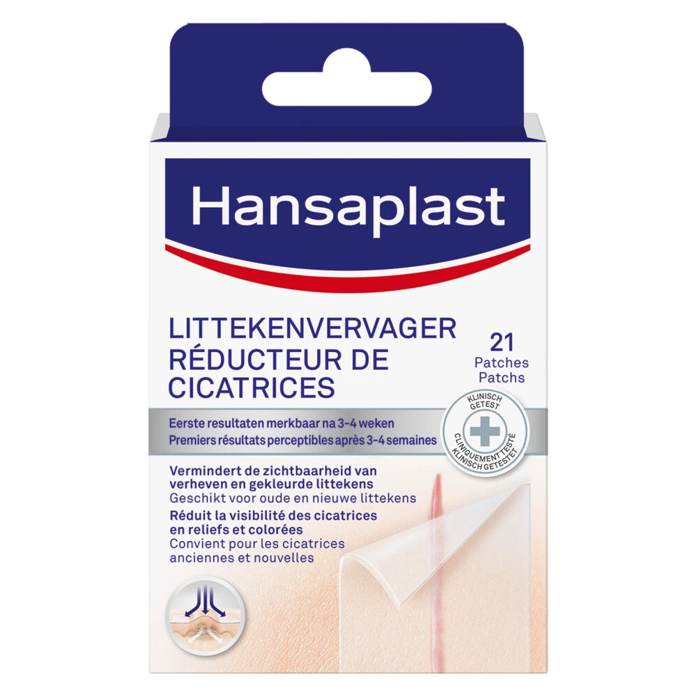 2x Hansaplast Littekenvervager 3 2x Hansaplast Littekenvervager