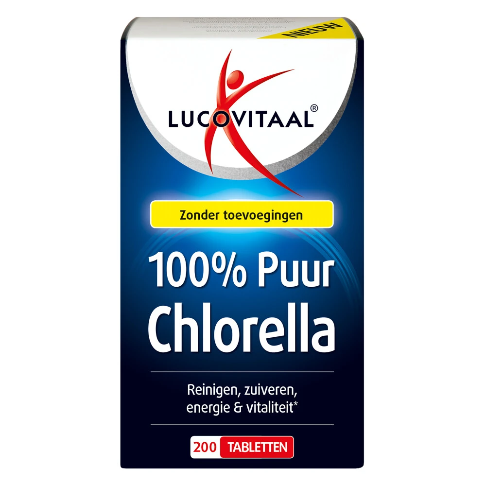 3x Lucovitaal Chlorella Puur 3 3x Lucovitaal Chlorella Puur